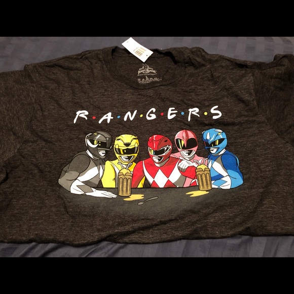 Power rangers friends shirt Clearance